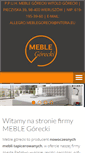 Mobile Screenshot of meblegorecki.com