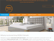 Tablet Screenshot of meblegorecki.com